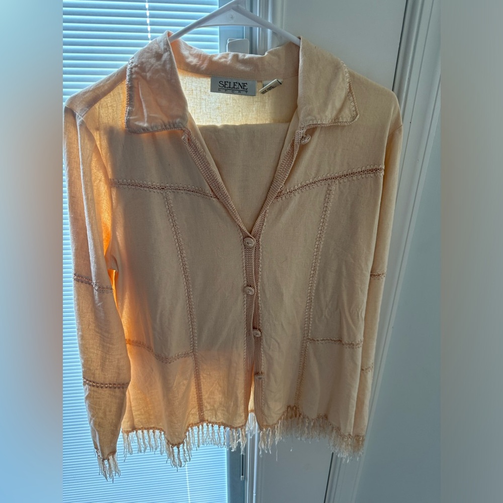 Vintage look jacket and skirt set